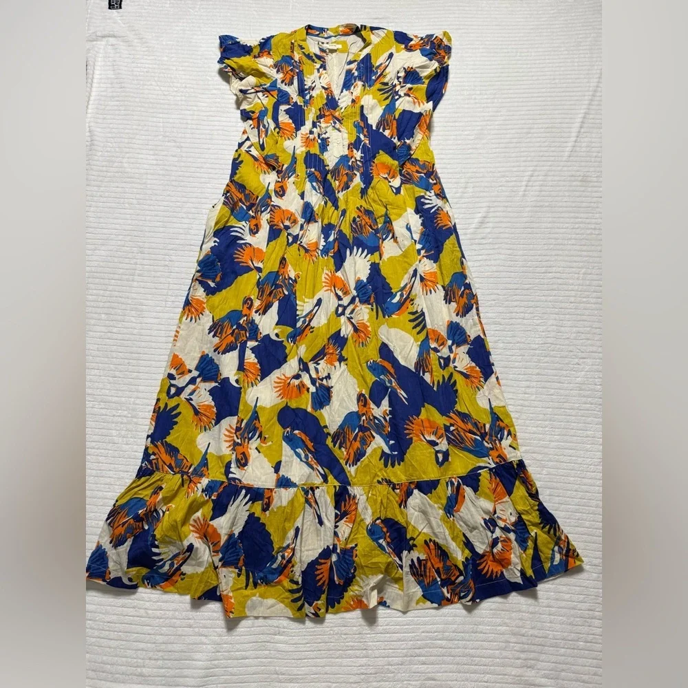 Anthropologie Vibrant Floral Maxi Skirt - Picture 1 of 7